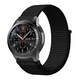 Curea compatibila 22 mm Samsung Gear S3 Huawei watch GT2 46mm Amazfit GTR 47mm, din material textil cu arici, Negru, Quick Release