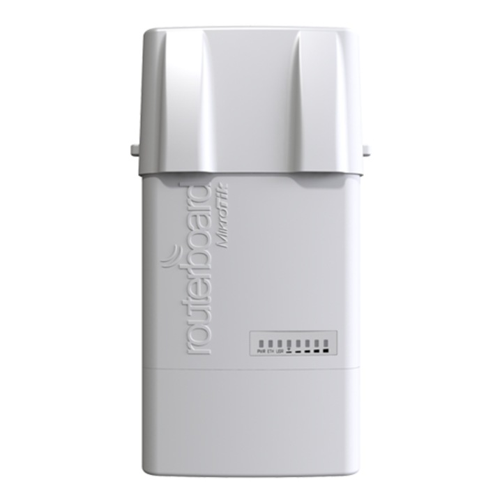 Dispozitiv NetBox 5, 1 x Gigabit, 802.11ac 2x2 5Ghz, PoE, outdoor, rail mount - MikroTik RB911G-5HPacD-NB