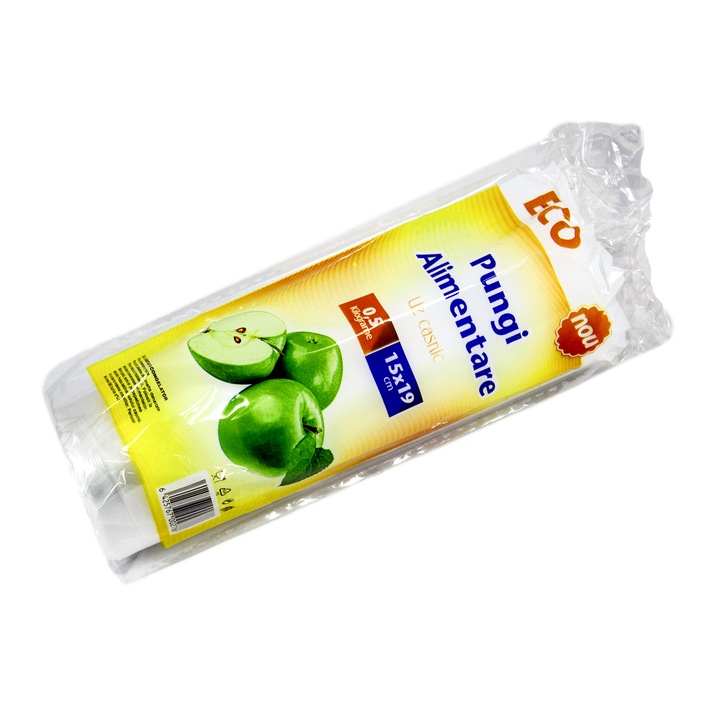 Pungi alimentare 0,5kg, 15x19 cm