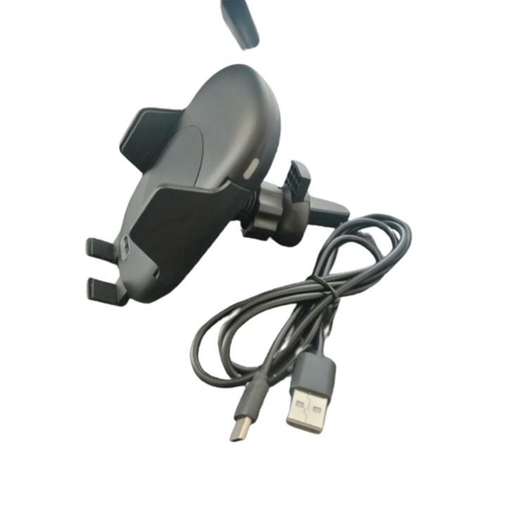 Autós töltő, automata érzékelő, gyors vezeték nélküli töltők, szellőzőrács rögzítés, 10W .C10