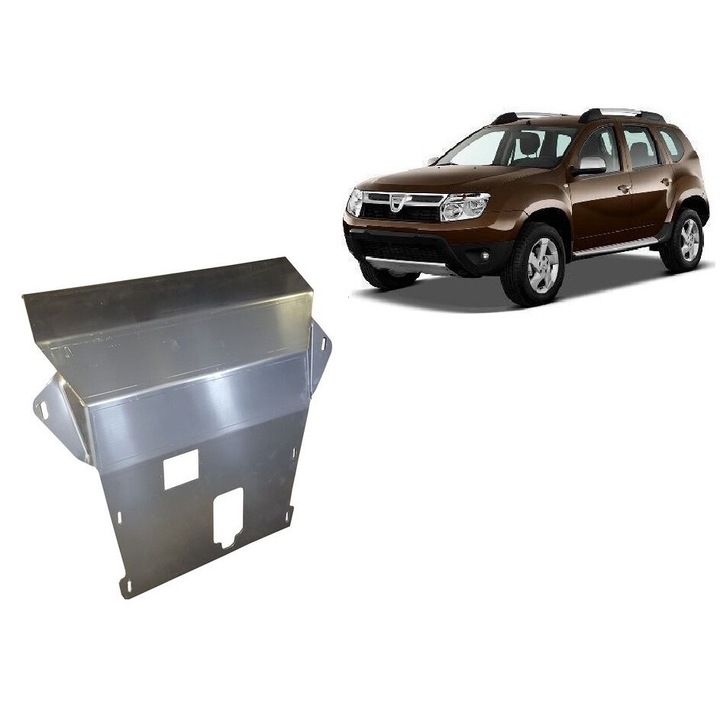 Scut din aluminiu pentru motor, cutie viteze si bara Dacia Duster