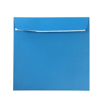 Plic patrat color 16x16 siliconic set 25 DACO albastru Plic patrat color 16x16 siliconic set 25 DACO albastru