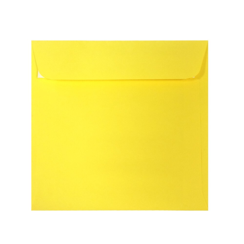 Plic patrat color 16x16 siliconic set 25 DACO galben