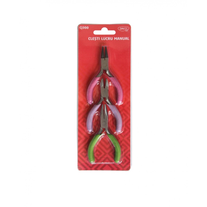 Комплект ръчни работни клещи от 3 броя DACOart