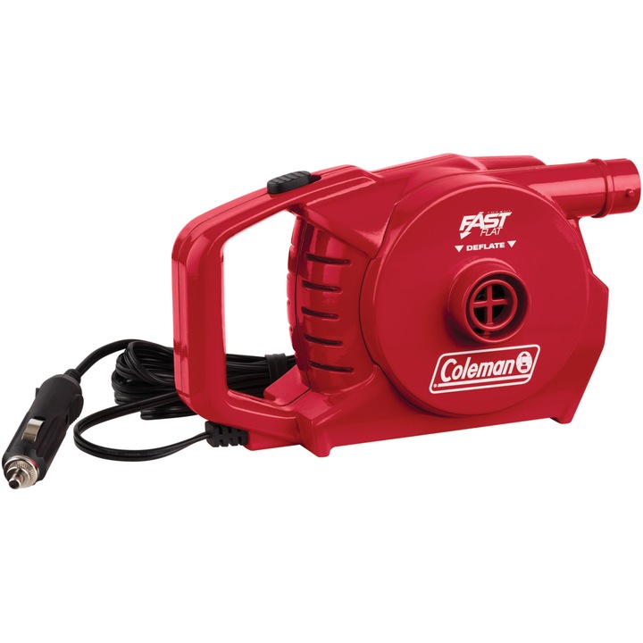 Coleman QuickPump Elektromos pumpa, 12 V, piros