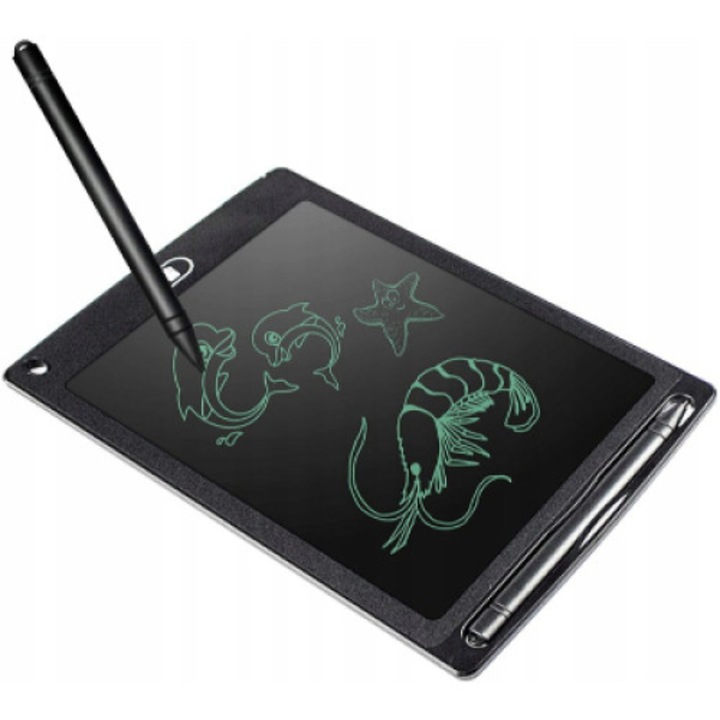 Графичен таблет, T10, 8,5", LCD, включен стилус, черен
