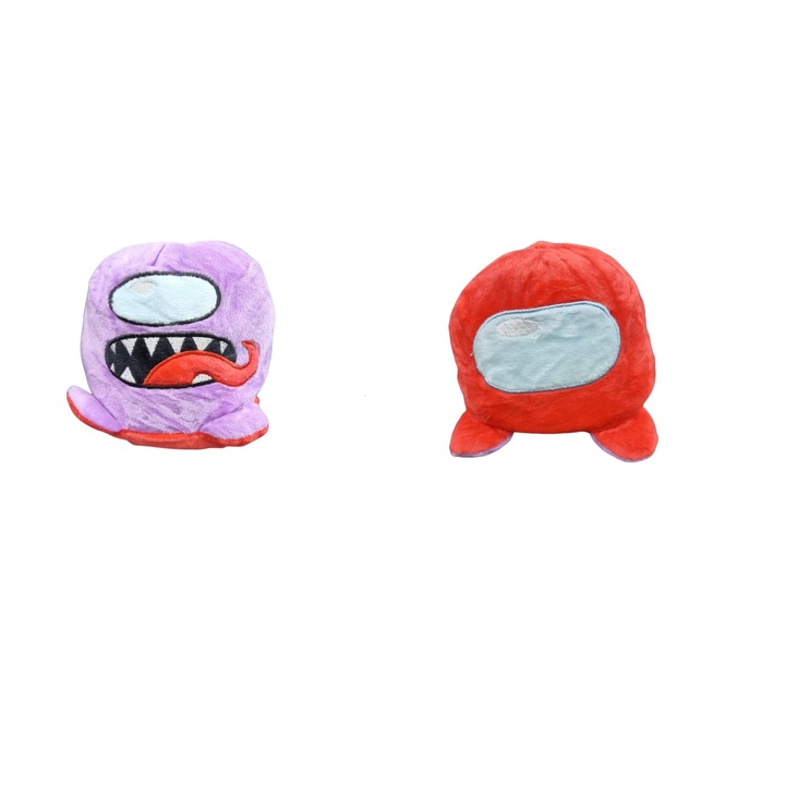 Jucarie plus reversibila, 14x14 cm, rosu/mov