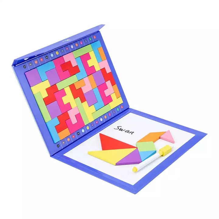 Многофункционална магнитна карта - Magnetic Tetris Puzzle