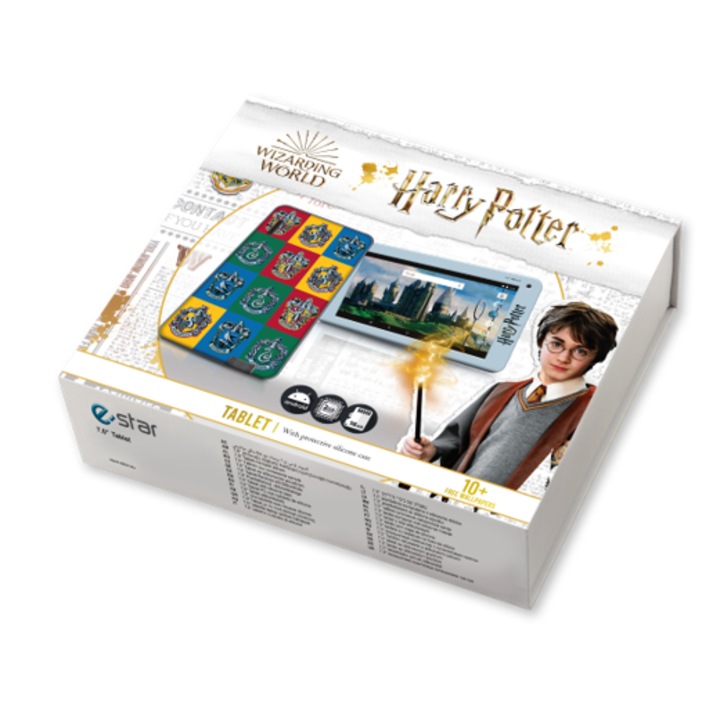 Таблет ESTAR HERO, 7", 2/16GB, само с WIFI, Harry Potter HOGWARTS силиконов калъф