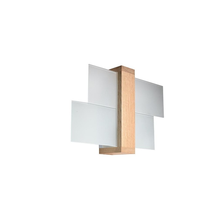 Fali lámpa, Feniks, Természetes fa, E27