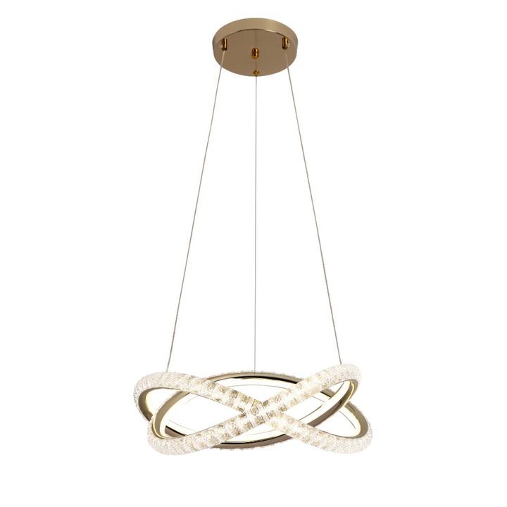 Lustra Led Pe Cablu Ajustabila 66W/5800Lm/3000K/4000K/6500K 450Mm