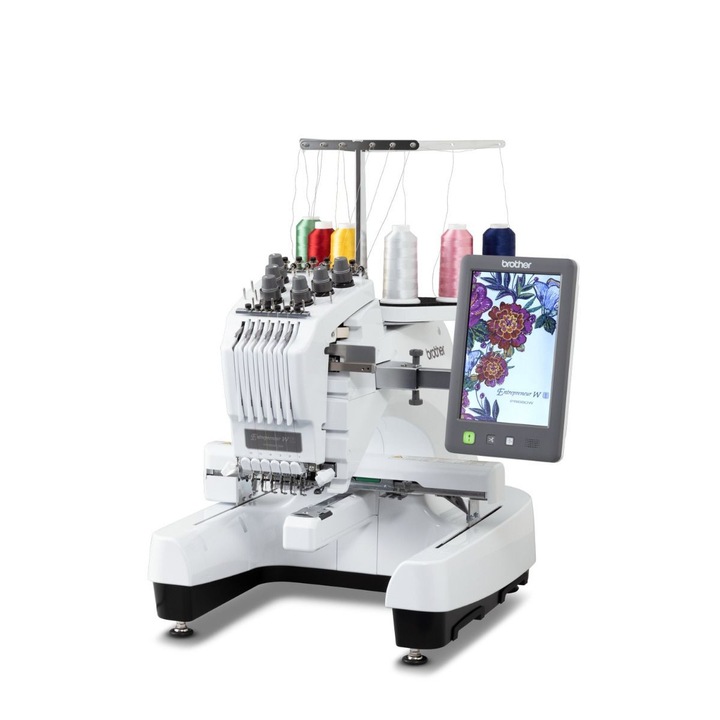 Félig ipari hímzőgép, 6 tű, maximális hímzőfelület 30 x 20 cm, beépített WiFi, Brother PR680W