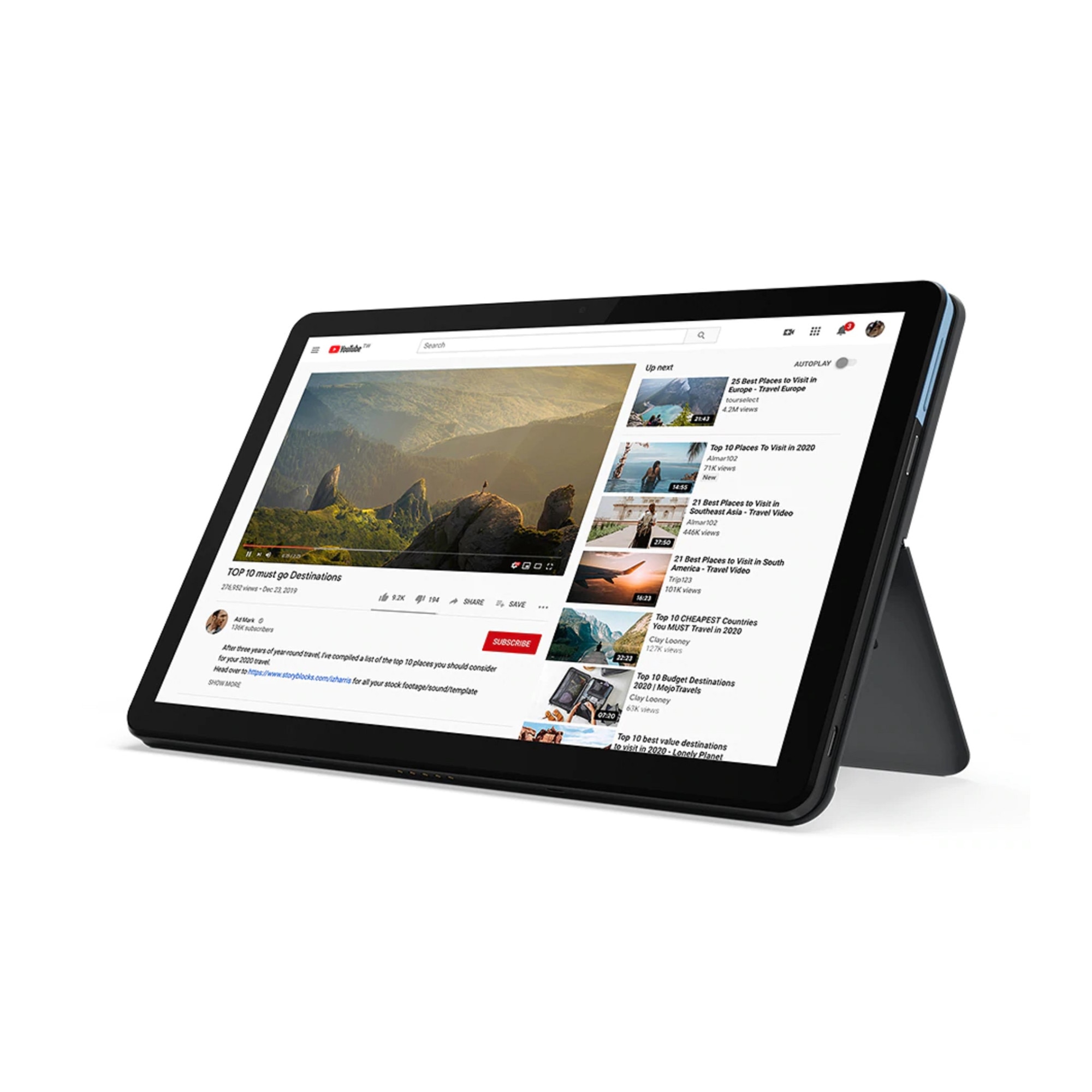 Лаптоп 2 in 1 Lenovo IdeaPad Duet 3 MediaTek Helio P60T 2 GHz, 4 GB RAM