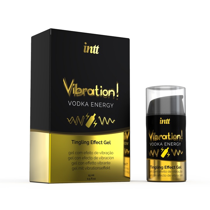 Лубрикант, Intt, Vibration, аромат на водка, 15 мл