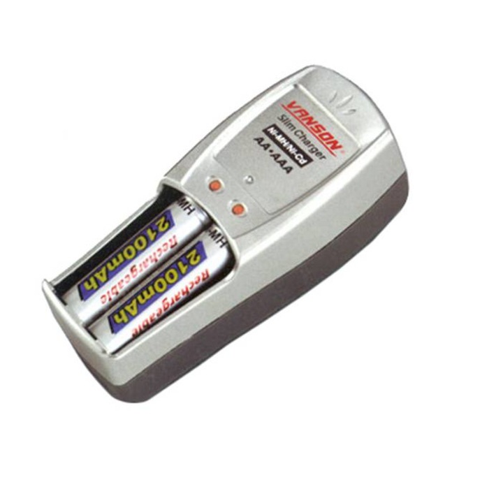 Hálózati töltő Vanson V-60, Akkumulátor, 4xAA, R06