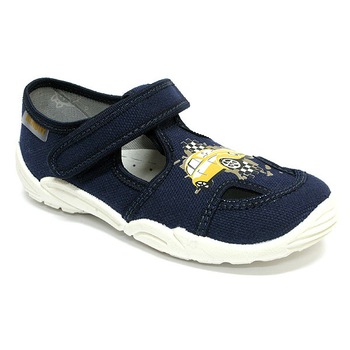 Sandale panza granat, bleumarin, 35 Sandale panza granat, bleumarin, 35