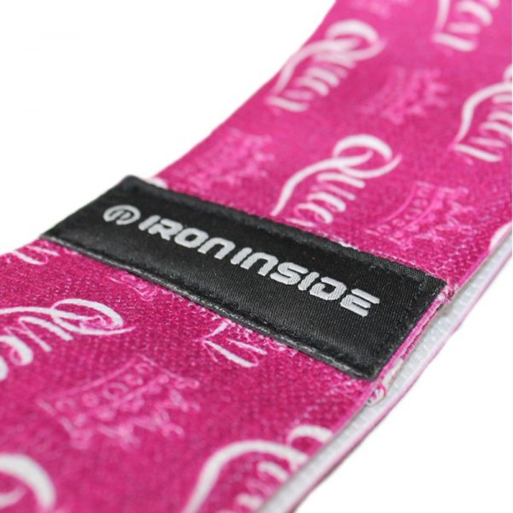 Banda elastica textila pentru coapse, Iron Inside, roz
