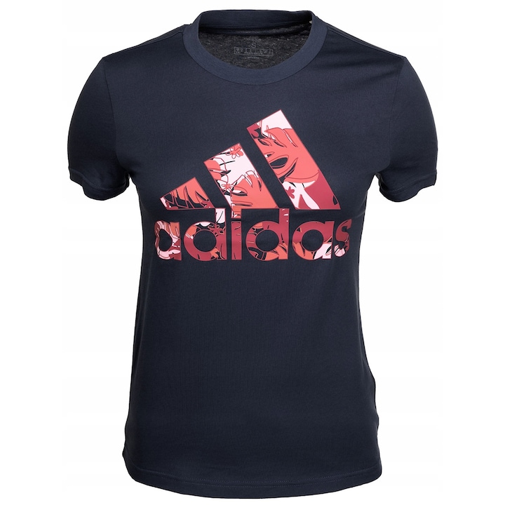 Adidas női póló, Tropical, sötétkék, S