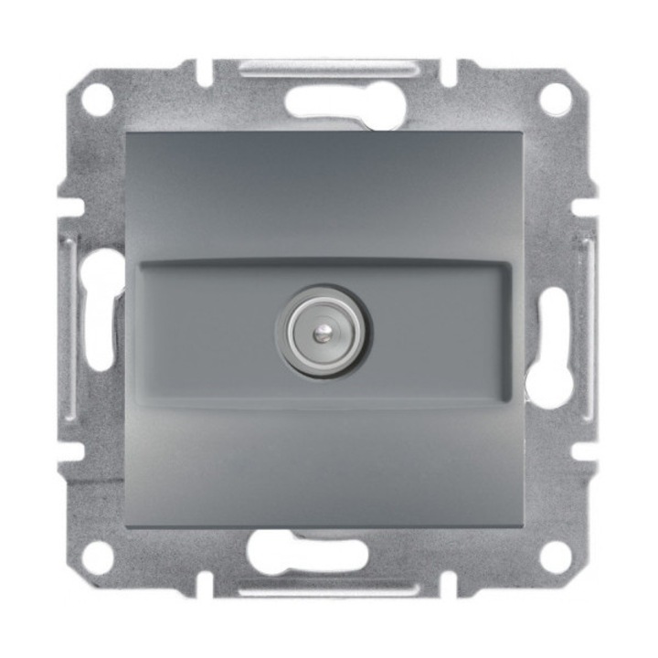 Крайна TV розетка (1dB) без сива рамка Asfora Schneider EPH3200162