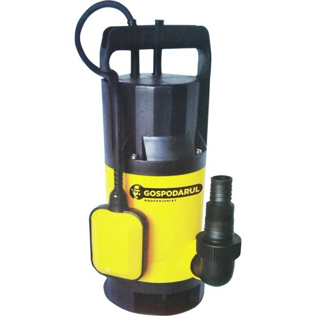Pompa submersibila pentru apa menajera Gospodarul Profesionist PMP0008.1, 750 W, 13000 l/h debit maxim, 5 m inaltime maxima refulare