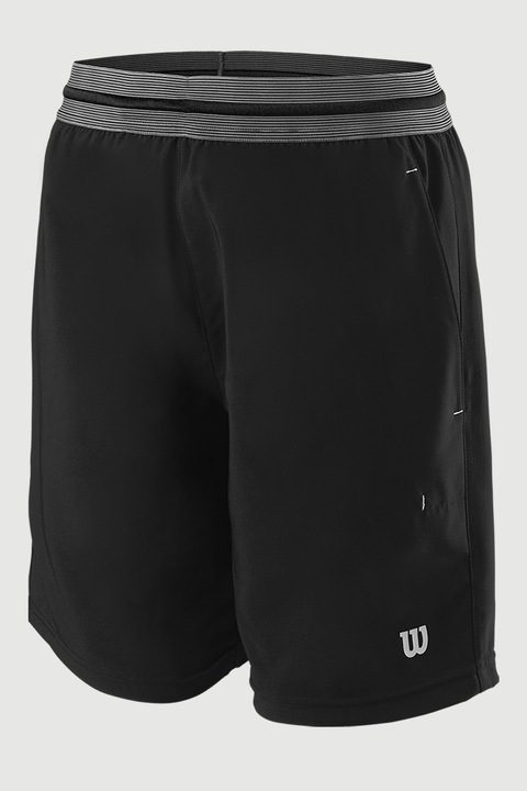 Wilson, Pantaloni scurti cu buzunare oblice pentru tenis Competition 7, Negru