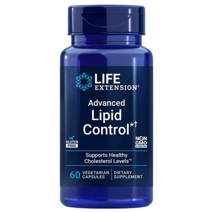 Хранителна добавка Advanced Lipid Control 60 капсули - удължаване на живота
