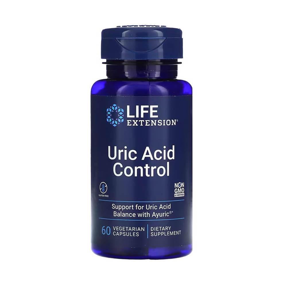 Uric Acid Control, (Ayurvedic), Life Extension, 60 capsule - eMAG.ro