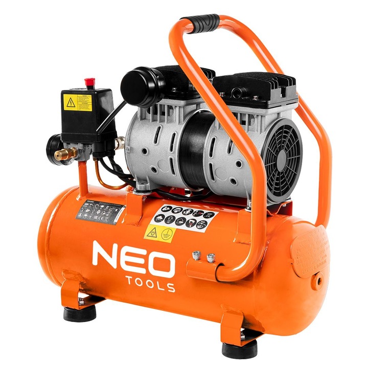 Компресор без масло, 12L, 500W, 1400rpm, Neo 12K020
