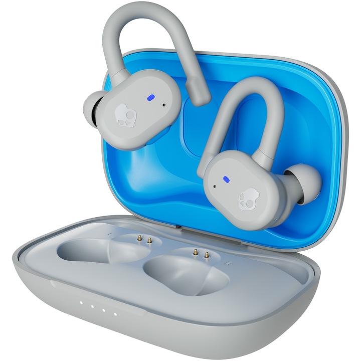 Аудио слушалки In-Ear Skullcandy Push Active True wireless, Bluetooth, Light Grey Blue