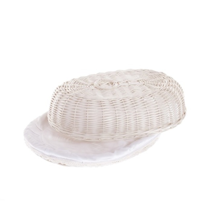Cos decorativ, The Wicker Stories, Rachita, Alb