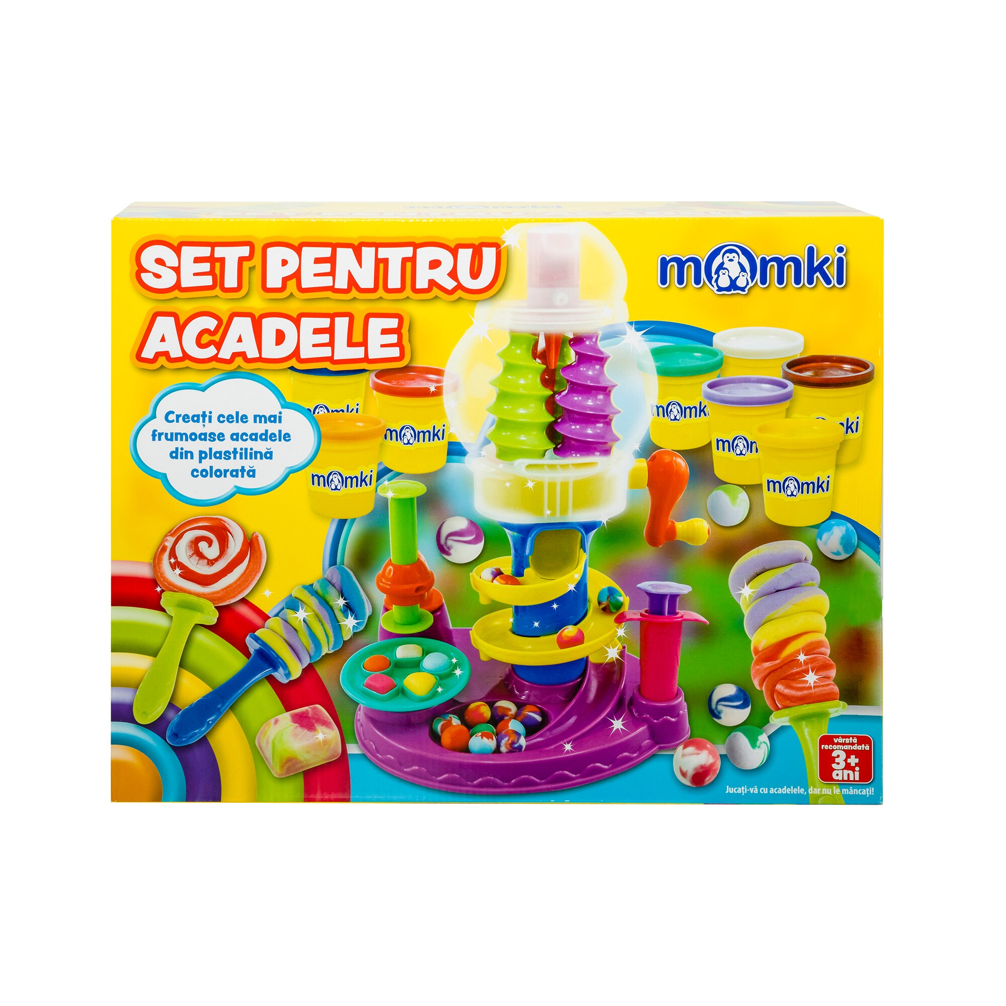 Set Momki, pasta de modelat, set pentru creat acadele