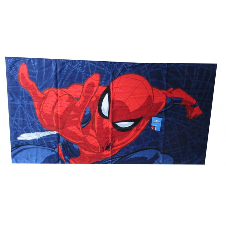 Плажна хавлия Spiderman Face, 70 x 140 cm, Многоцветен