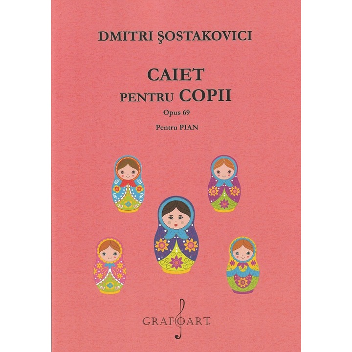 Caiet Pentru Copii. Opus 69 Pentru Pian - Dmitri Sostakovici