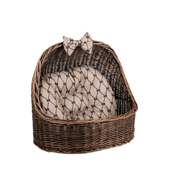 Culcus pentru animale de companie, The Wicker Stories, Rachita, Bej/Maro