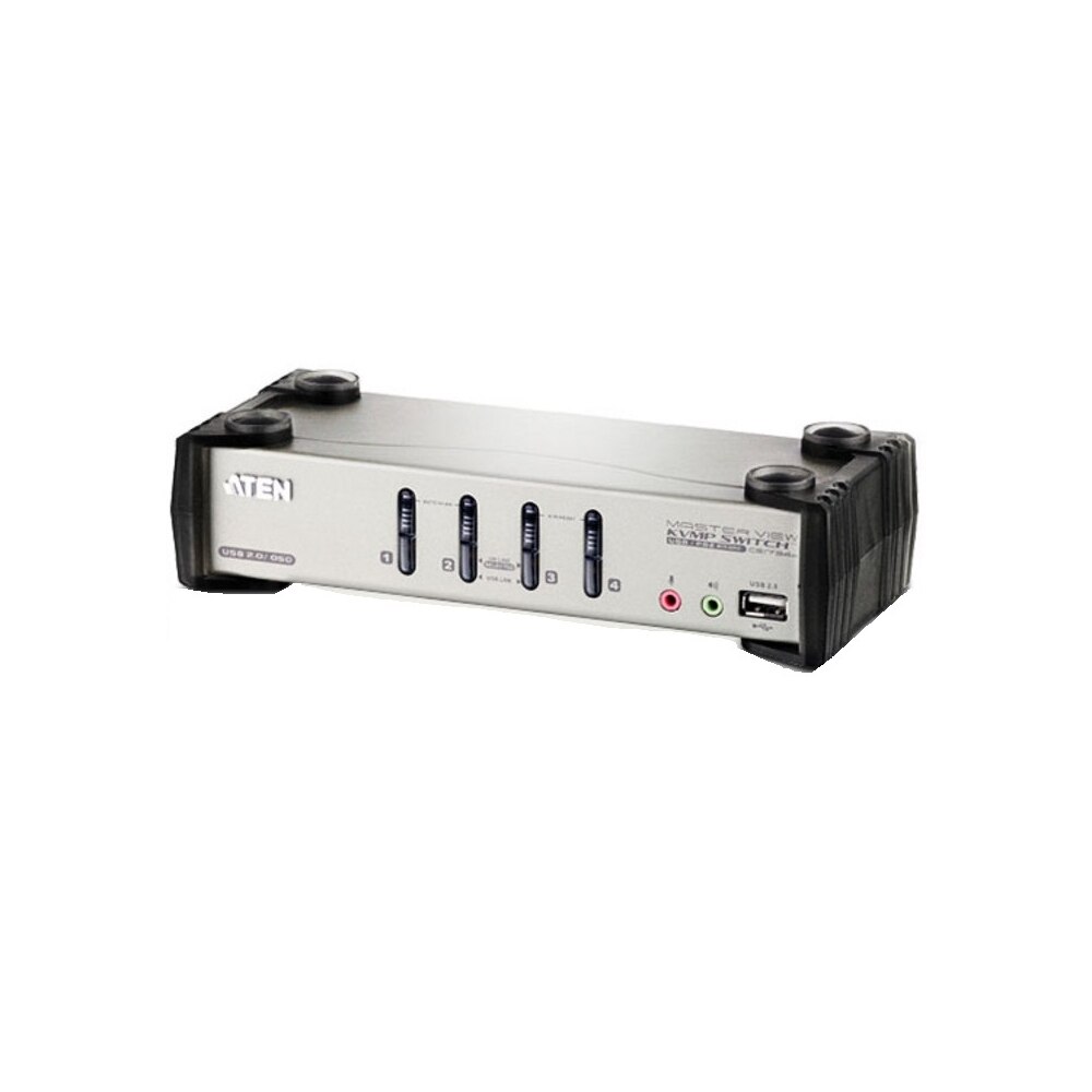 ATEN CS-1734B Switch KVM 4 Ports USB/PS2 Avec Hub USB 2.0
