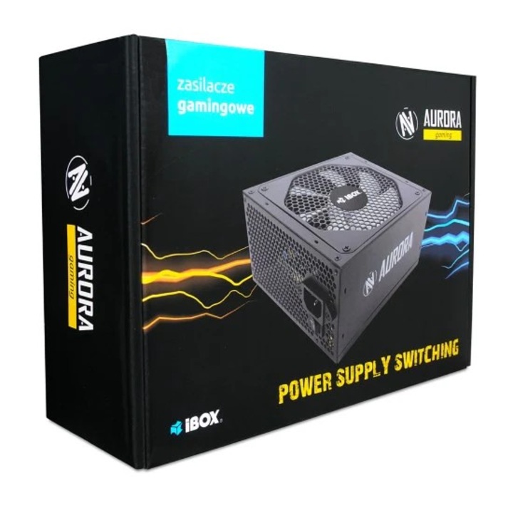 Sursa de alimentare iBOX ZIA700W14CMBOX, 700 W, ATX, PFC Pasiv