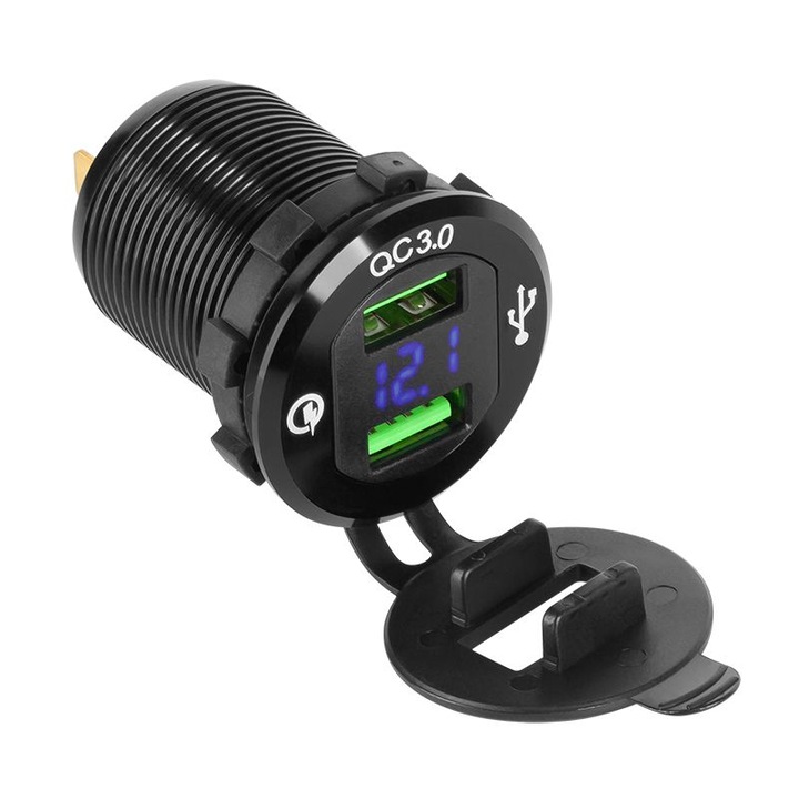 Peiying 2x USB QC3.0 autós töltőcsatlakozó
