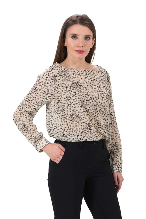 Lo Spaccio Nedela poliészter ing, Ekrü