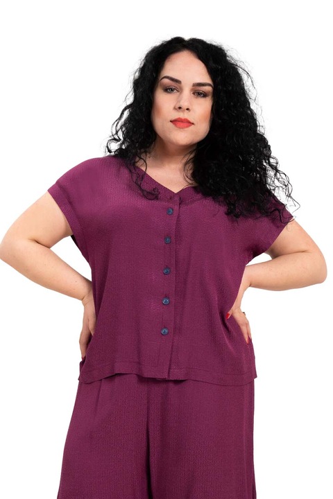 Camasa Lo Spaccio Majestic Viscoza, Violet