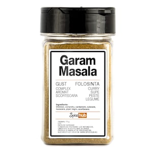 Condimente Garam Masala, Spicehub, 75 g, fără sare, amestec natural