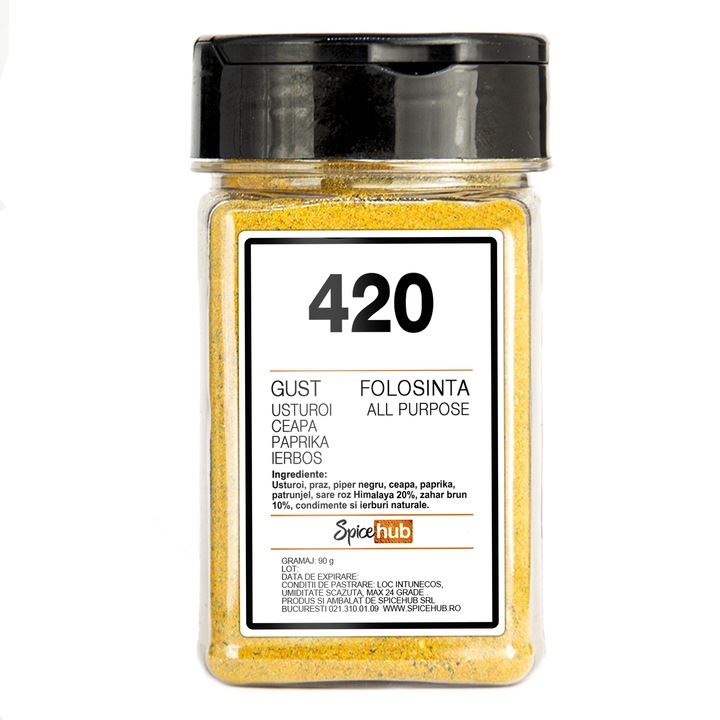 Condimente 420 Spice, Spicehub, amestec de legume și ierburi aromatice, 90 g