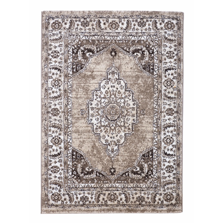 Covor modern, Cortinatex, Polipropilena, 200x290 cm, Bej