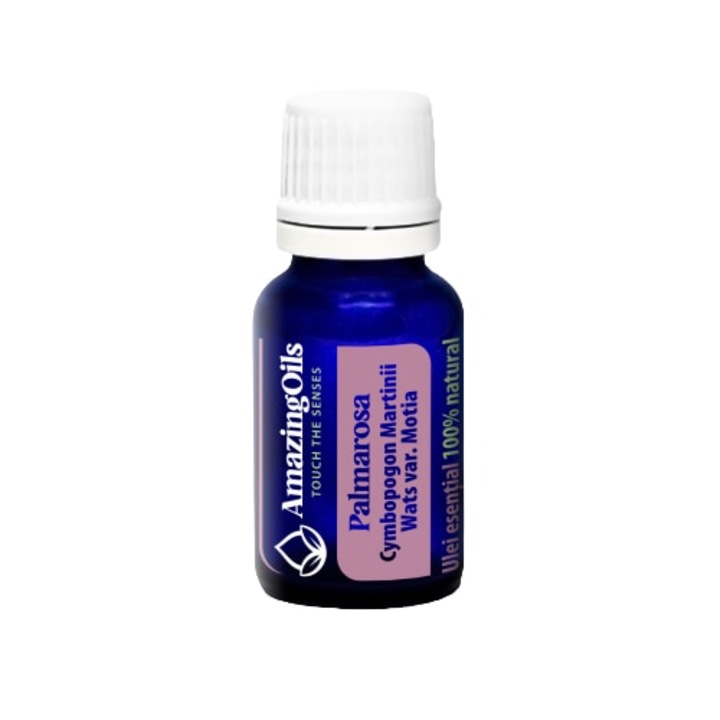 Етерично масло от Palmarosa Cymbopogon martinii wats var, AmazingOils, 15 ml