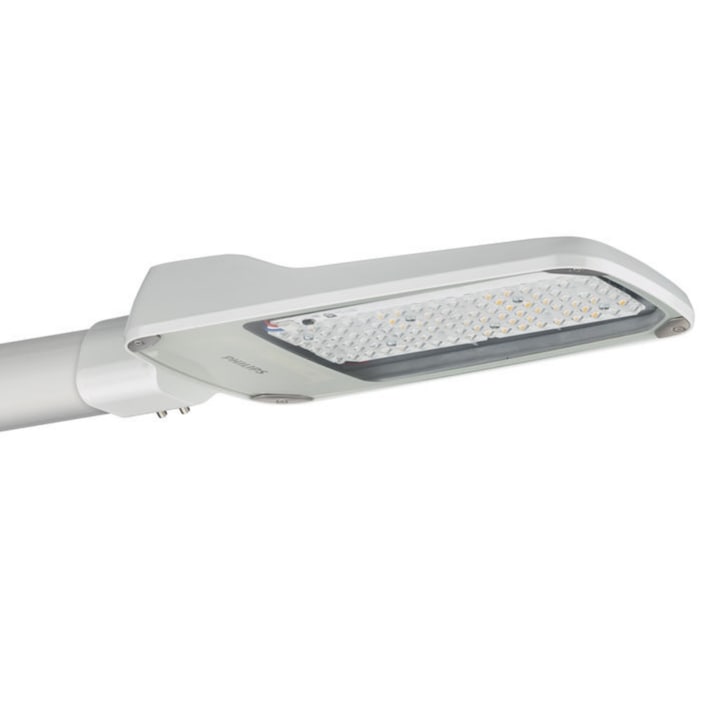 LED улична лампа Philips BRP102 LED75/740, 75W, 7500 lm, неутрална бяла светлина 4000K, IP65, алуминий
