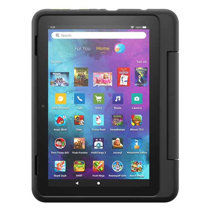 Таблет Amazon Fire HD 8 Kids Pro, 10то поколение, 8 инча HD, 32 GB, Черен