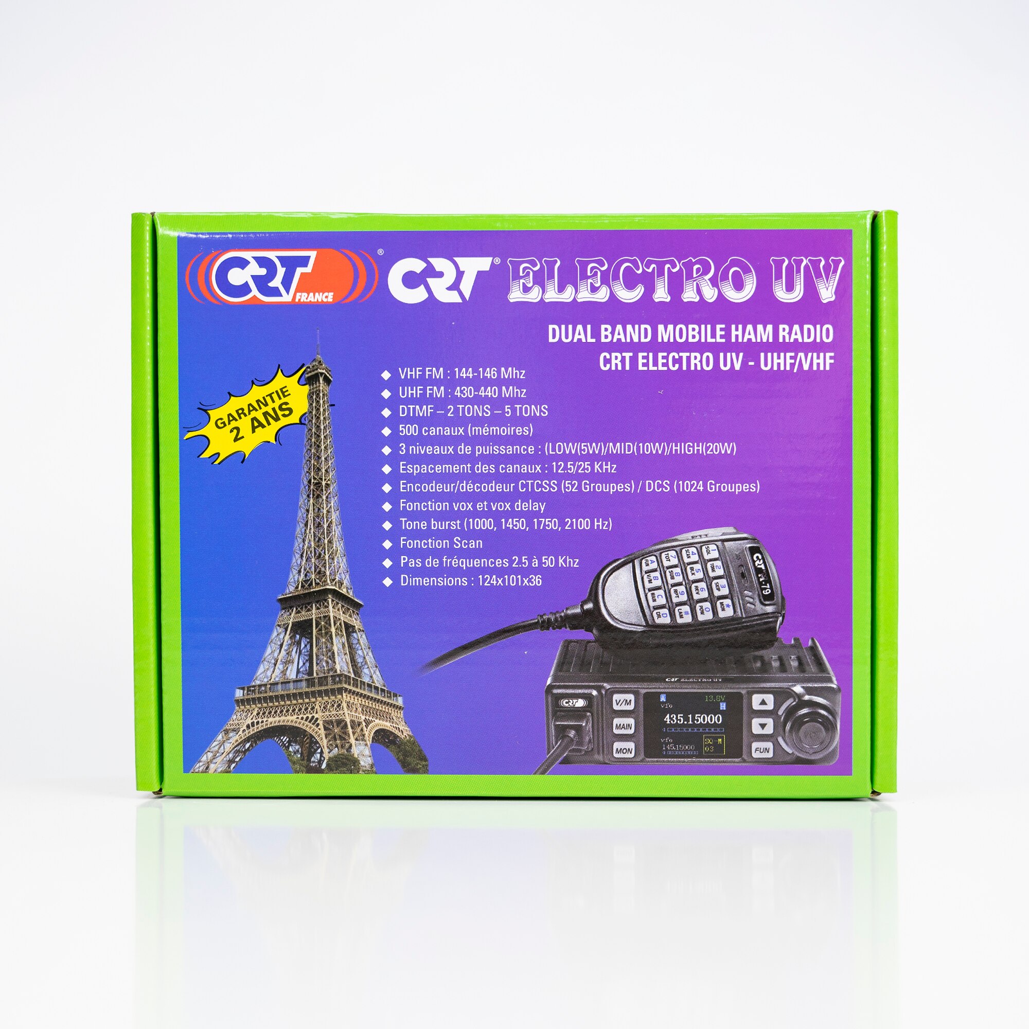 CRT Electro UV VHFUHF rádióállomás dual band 144146MHz, 430440MHz