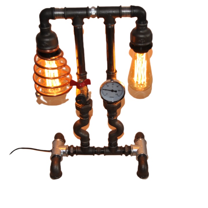 Lampa mare telefon steampunk 2X40 W