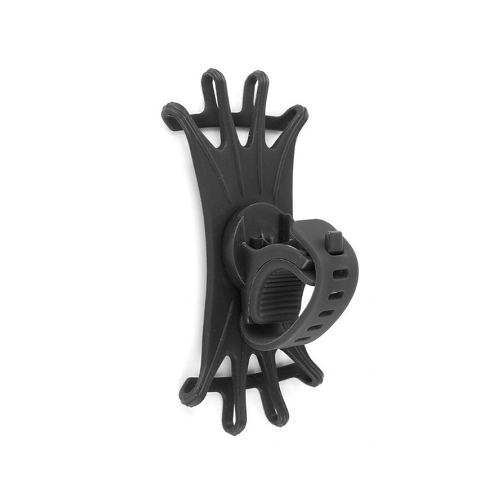 Стойка за телефон, Подходяща за Колело, Мотор, Черна