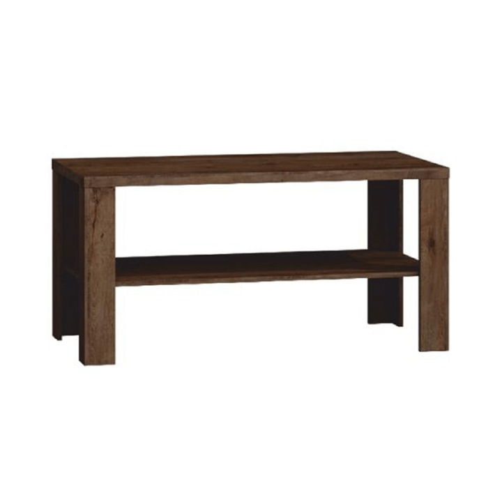 Masuta de cafea din pal maro stejar lefkas TEDY 120x60x59 cm