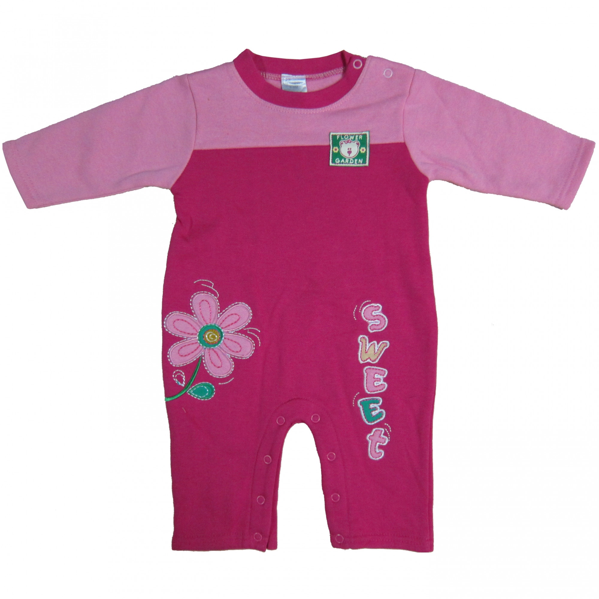 Salopeta maneca lunga fete, Primii Pasi, S22121, Roz